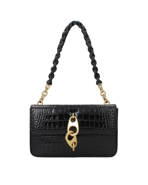 Tom Ford Black Leather Shoulder Bag