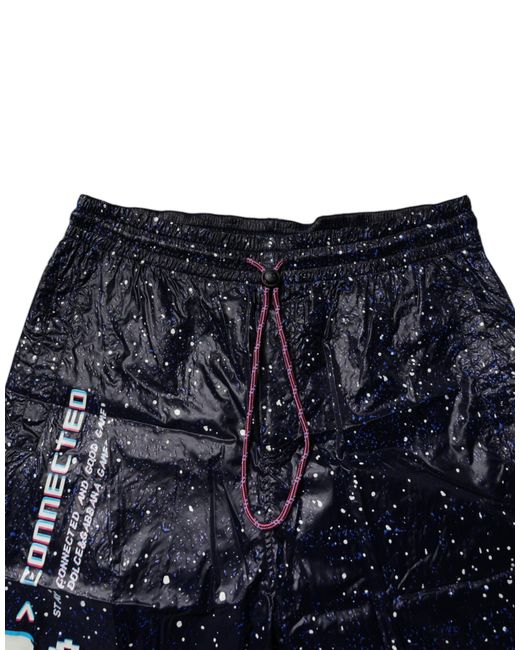 Dolce & Gabbana Dark Blue Dg Game Print Cotton Jogger Pants for men