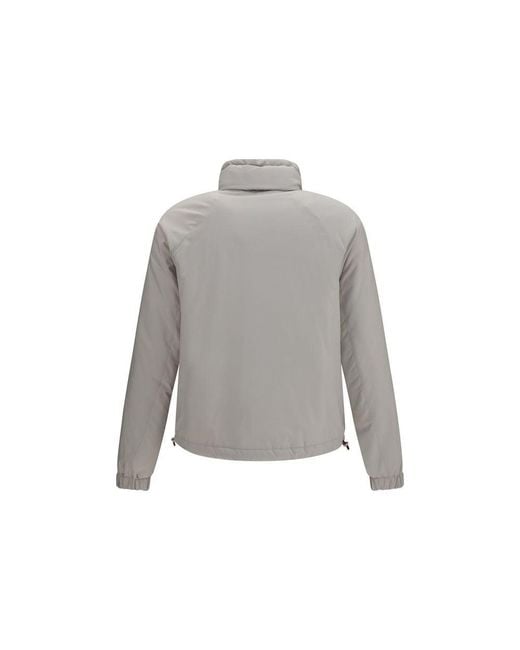 Brunello Cucinelli Gray Polyester Shell Jacket for men
