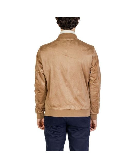 Gianni Lupo Natural Polyester Jacket for men