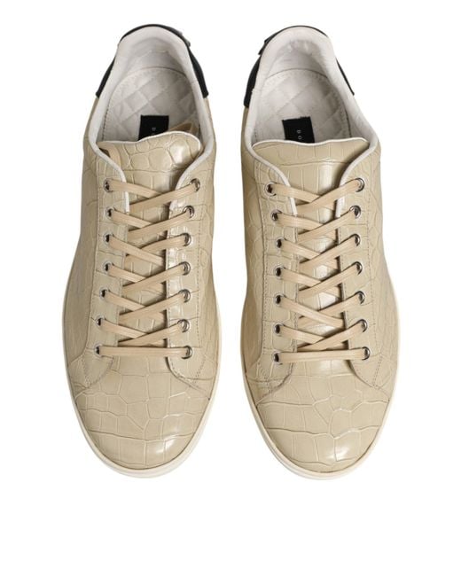 Dolce & Gabbana Natural Sneakers for men