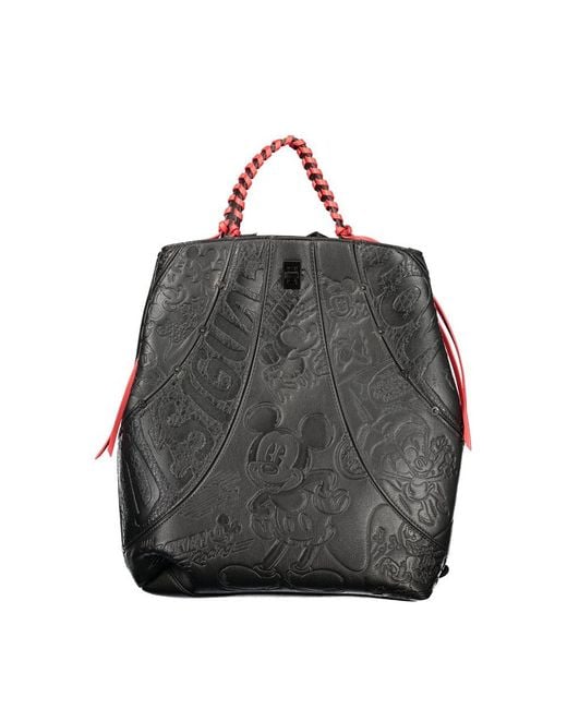 Desigual Black Polyurethane 's Backpack