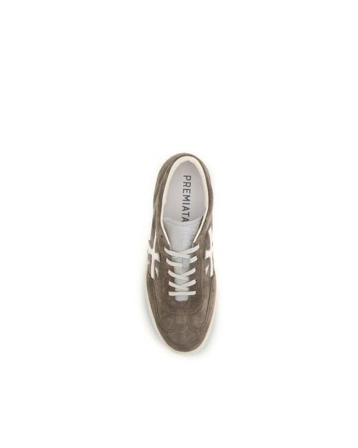 Premiata Brown Sneakers David for men