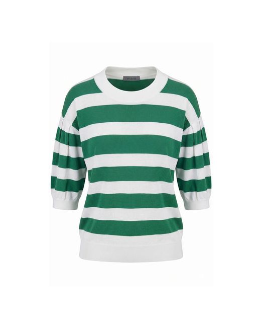 Malo Green Cotton Sweater