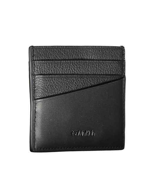 Calvin Klein Gray Leather Wallet for men