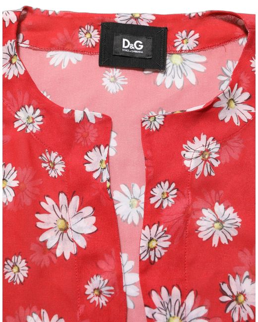 Dolce & Gabbana Red Floral V
