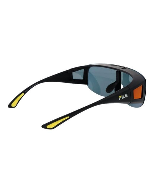 Fila Red Black Plastic Sunglasses for men