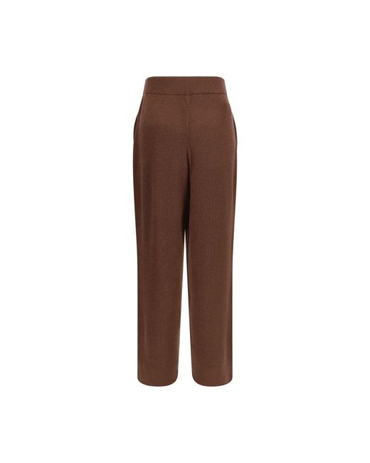 Brunello Cucinelli Brown Cashmere Casual Pants