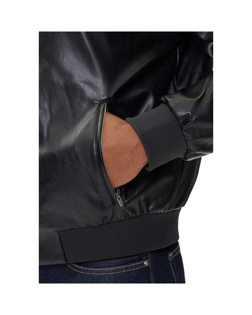 Calvin Klein Black Polyethylene Bomber for men