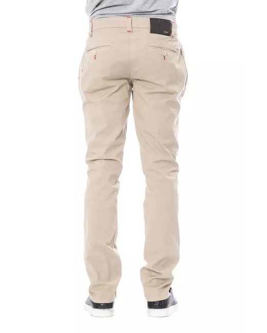 Verri Natural Slim Fit Chino Pants for men