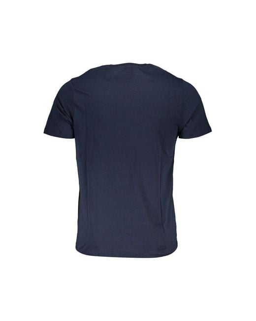 Gianmarco Venturi Blue Cotton T-Shirt for men