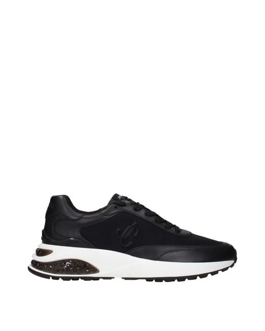 Jimmy Choo Blue Fabric Athletic Sneakers for men