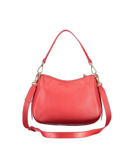 Coccinelle Red Leather Handbag