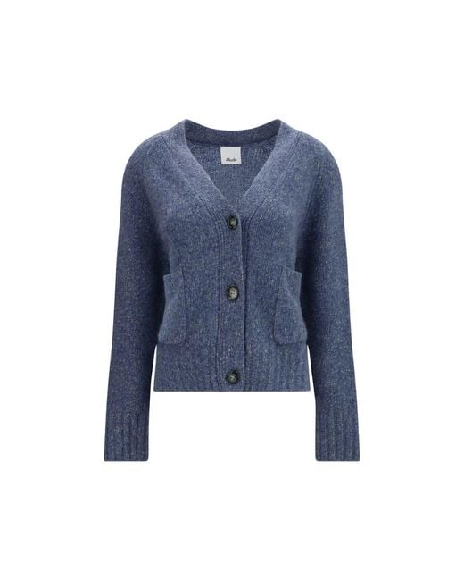Allude Blue Cashmere Cardigan