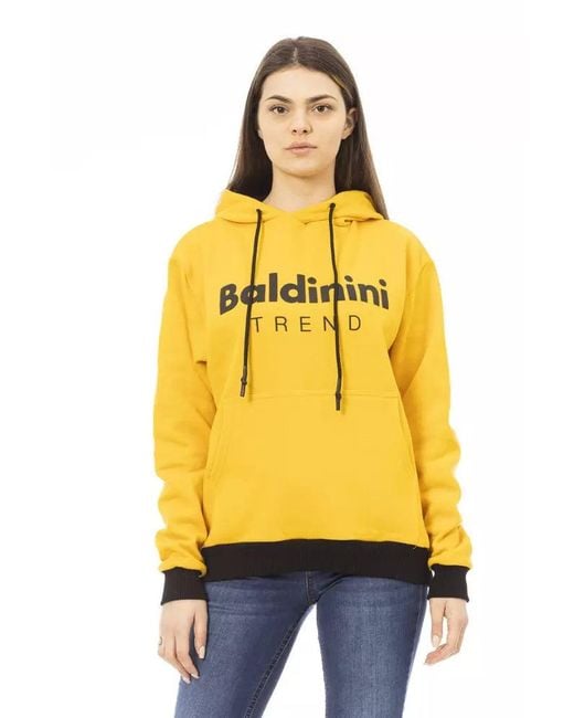 Baldinini Yellow Cotton Sweater