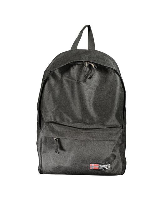 Norway 1963 Black Polyester Men's Backpack for men