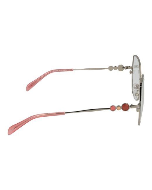 Emilio Pucci Metallic Gray Metal Glasses (frames)