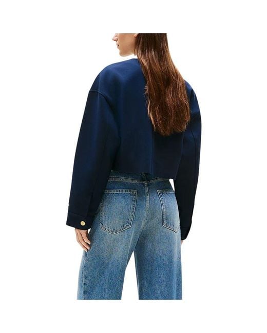 Tommy Hilfiger Blue Viscose Blazer
