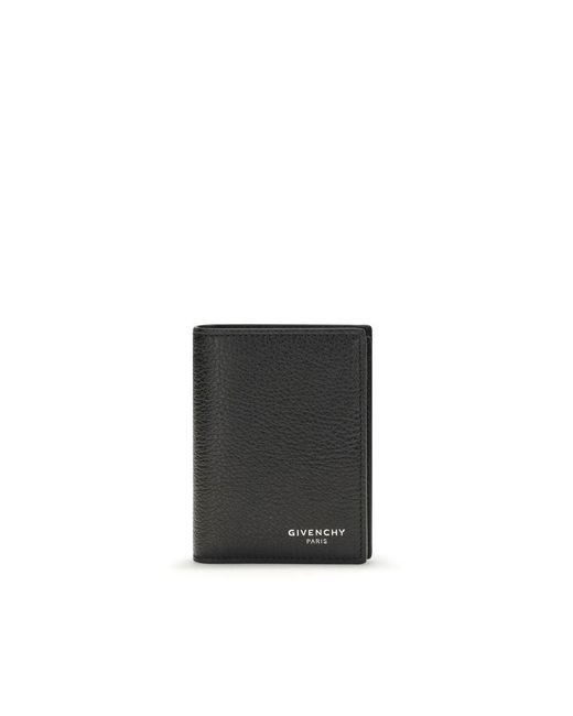 Givenchy Black Calf Leather Bos Taurus Wallet for men