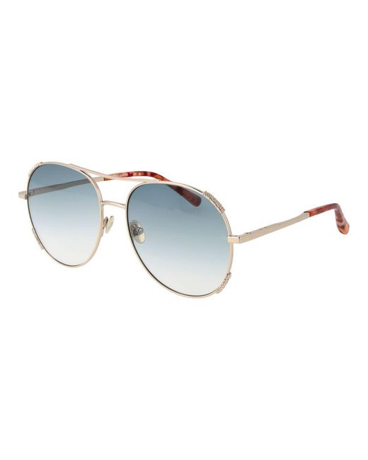 Scotch & Soda Blue Gold Acetate Sunglasses for men