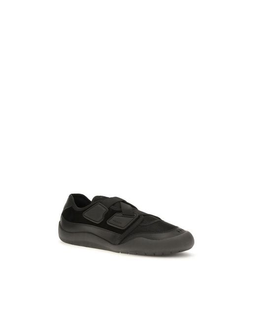 Prada Black Nylon Low Top Sneakers for men