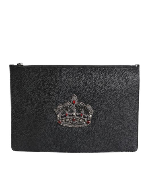 Dolce & Gabbana Black Clutches for men