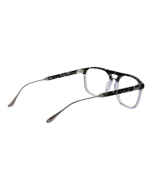 Sandro Brown Gray Acetate & Metal Glasses (frames) for men