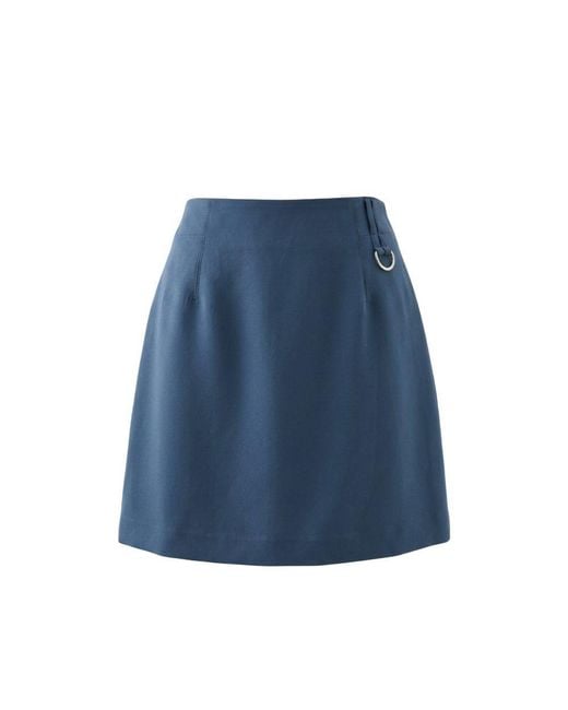 Trussardi Blue Polyester Skirt