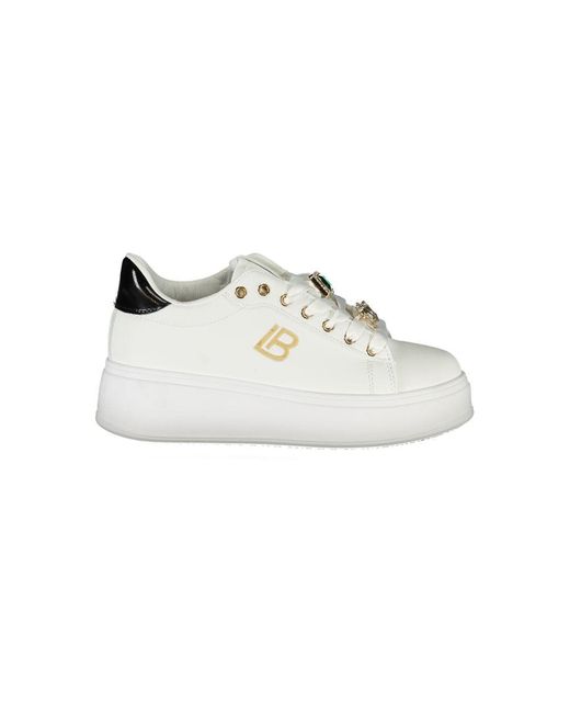 Laura Biagiotti White Synthetic Sneaker