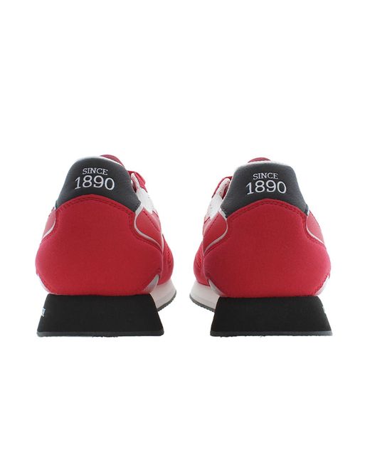 U.S. POLO ASSN. Red U. S. Polo Assn. Polyester Sneaker for men