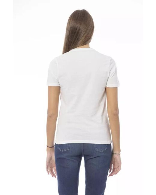 Baldinini White Cotton T