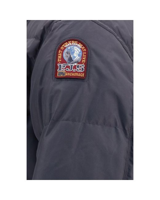 Parajumpers Blue Gray Polyamide Full for men