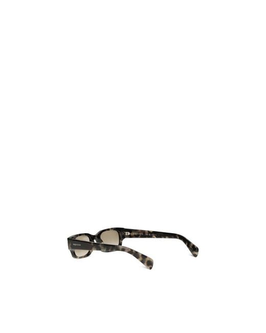 McQueen Metallic Brown Acetate Sunglasses