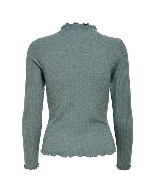 ONLY Green Bicolor Viscose Sweatshirt