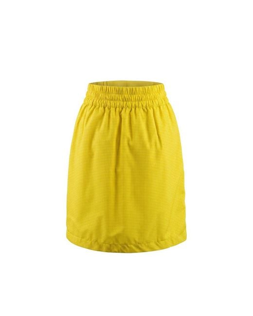 Trussardi Yellow Polyamide Skirt