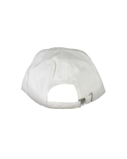 North Sails White Cotton Cap for men