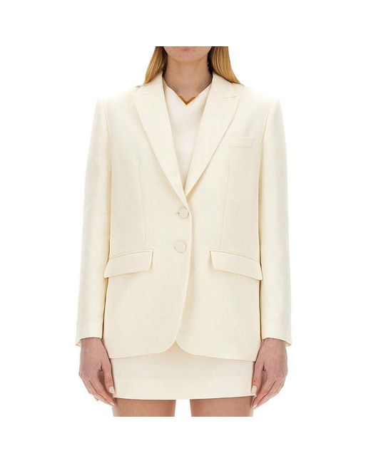 Valentino Natural Wool And Silk Toile Iconographe Jacket for men
