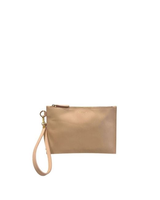 Twinset Natural Pink Polyurethane Clutch