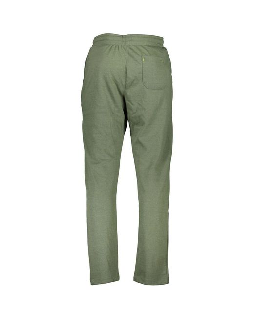 Gianmarco Venturi Green Verde Cotton Men's Trackpant for men