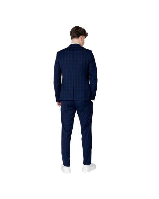 Antony Morato Blue Polyester Blazer for men