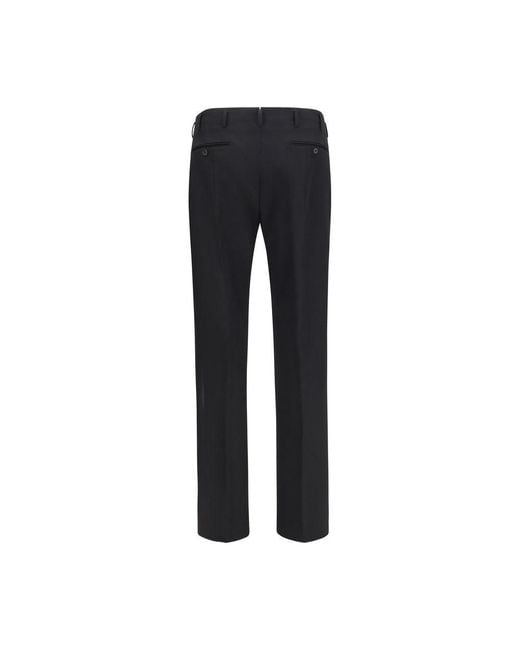 Prada Blue Black Wool Oves Aries Dress Pants for men