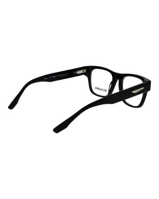Trussardi Black Acetate Glasses (frames) for men