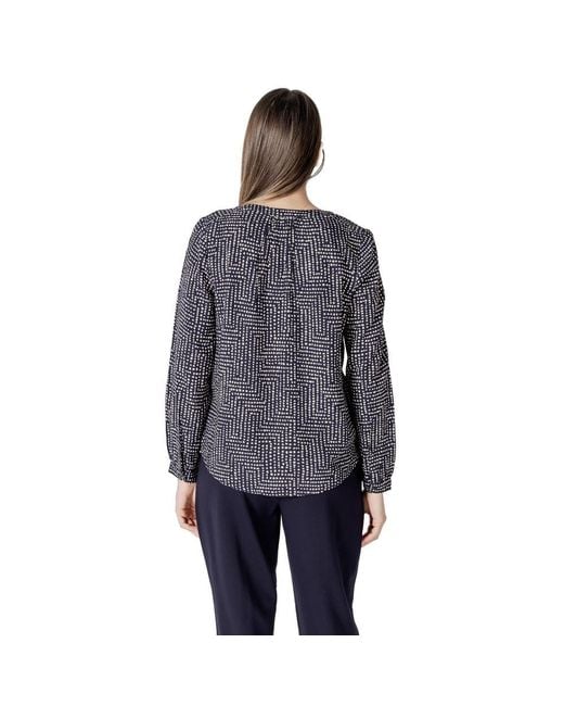 Street One Gray Blue Viscose Shirt