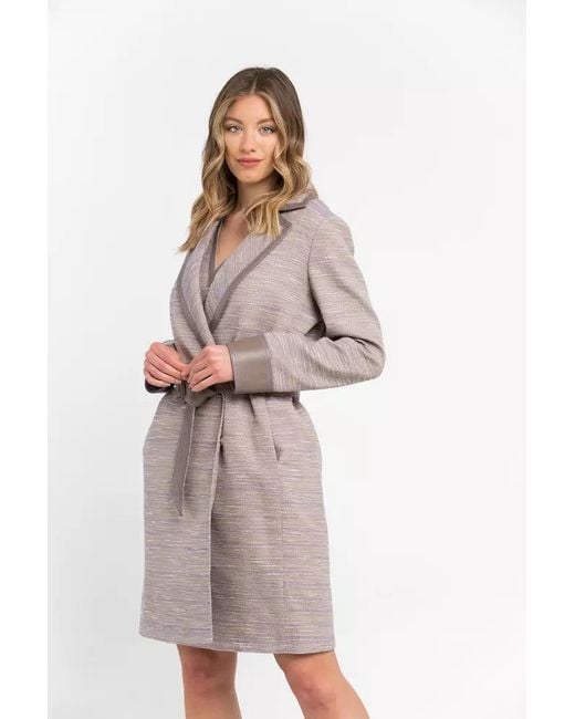 Trussardi Multicolor B Camel Jackets & Coat
