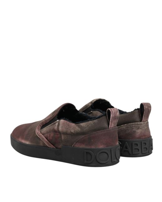 Dolce & Gabbana Brown Sneakers for men