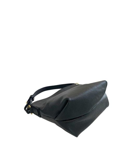 Baldinini Black Leather Shoulder Bag