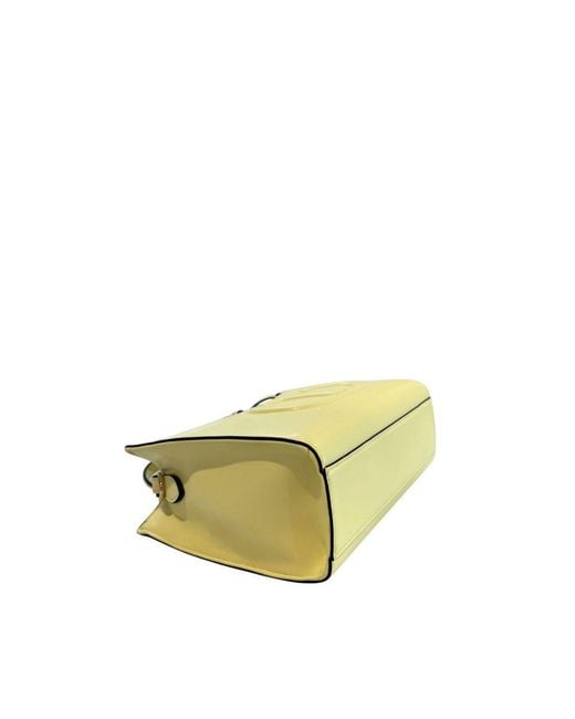 Twinset Yellow Pu Handbag