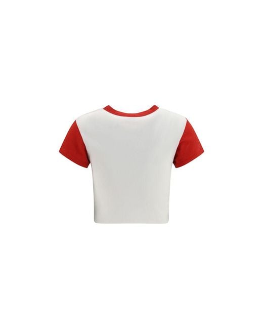 KENZO Red White Cotton Sportswear