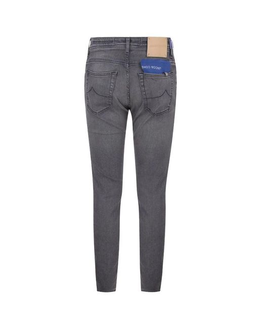 Jacob Cohen Gray Cotton Jeans & Pant for men