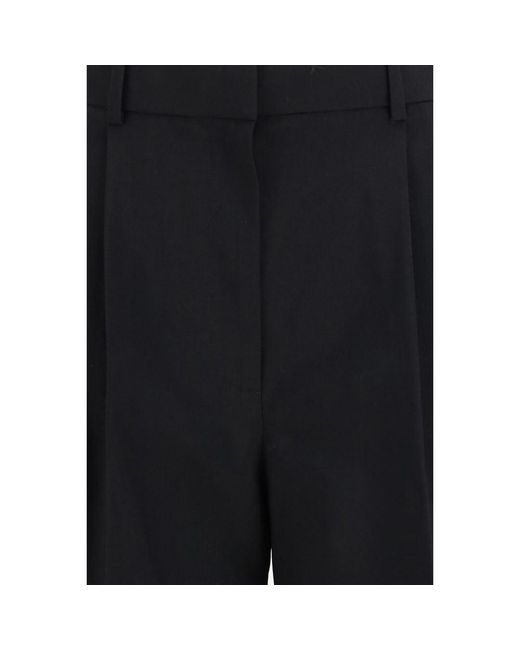 Khaite Black Wool Oves Aries Bermuda Shorts